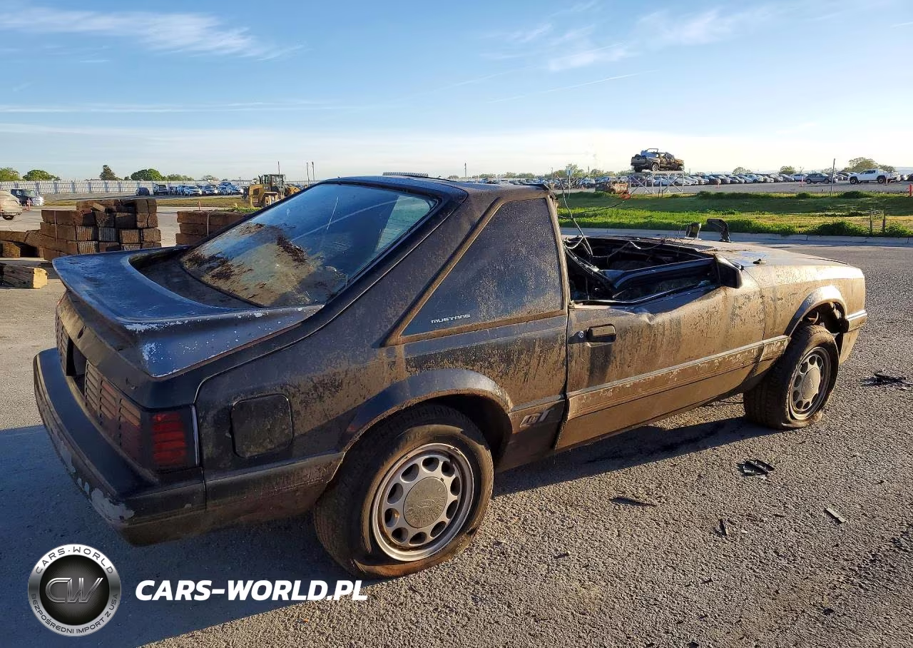 1985 Ford Mustang Lx VIN:1FABP28M6FF101224 - 3