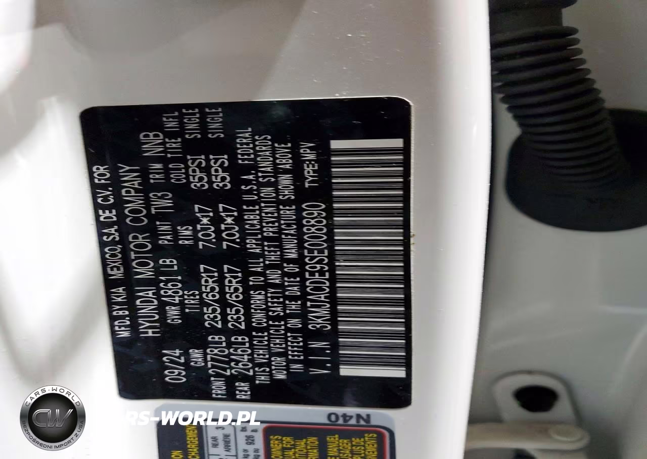 2025 Hyundai Tucson Se VIN:3KMJACDE9SE008890 - 14