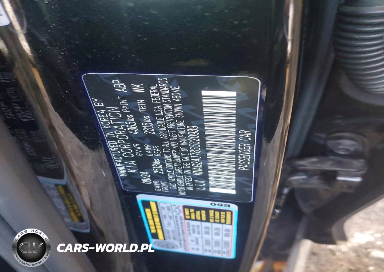 2025 Kia K5 Lxs VIN:KNAG24J78S5320939 - 12
