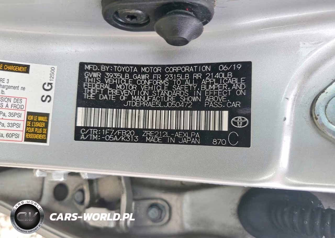 2020 Toyota Corolla Le VIN:JTDEPRAE5LJ050472 - 12