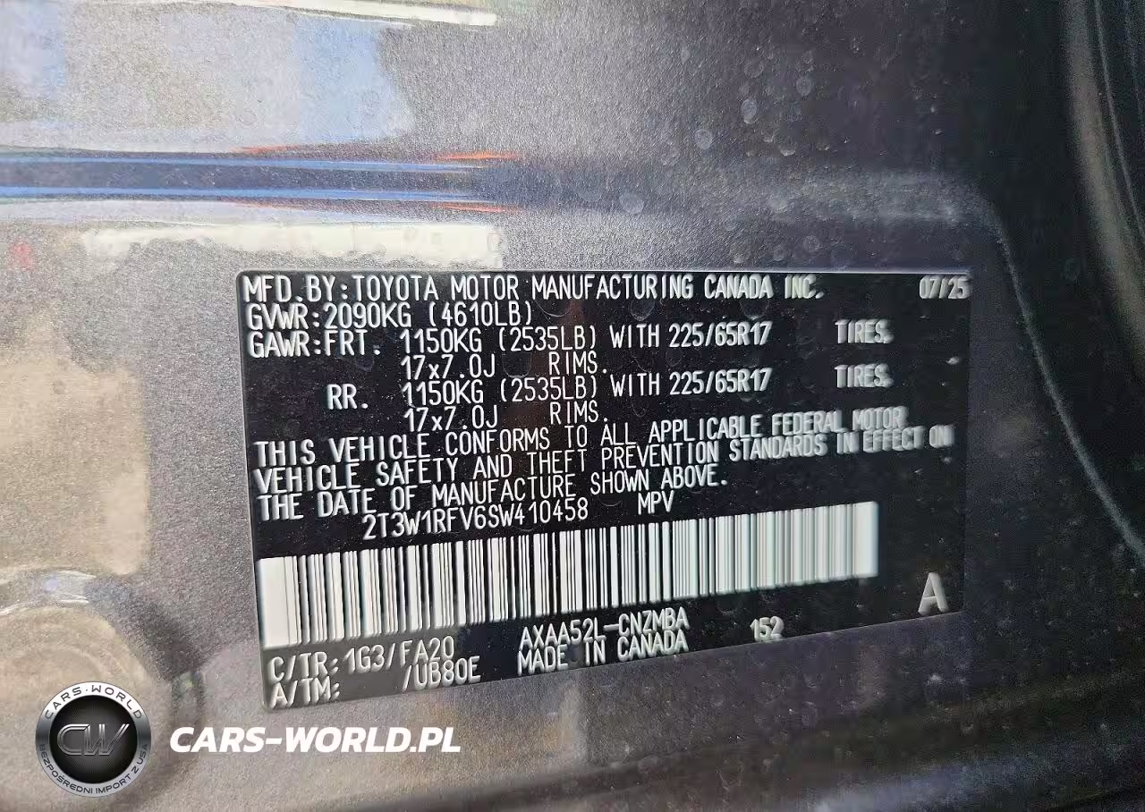 2025 Toyota Rav4 Xle VIN:2T3W1RFV6SW410458 - 13