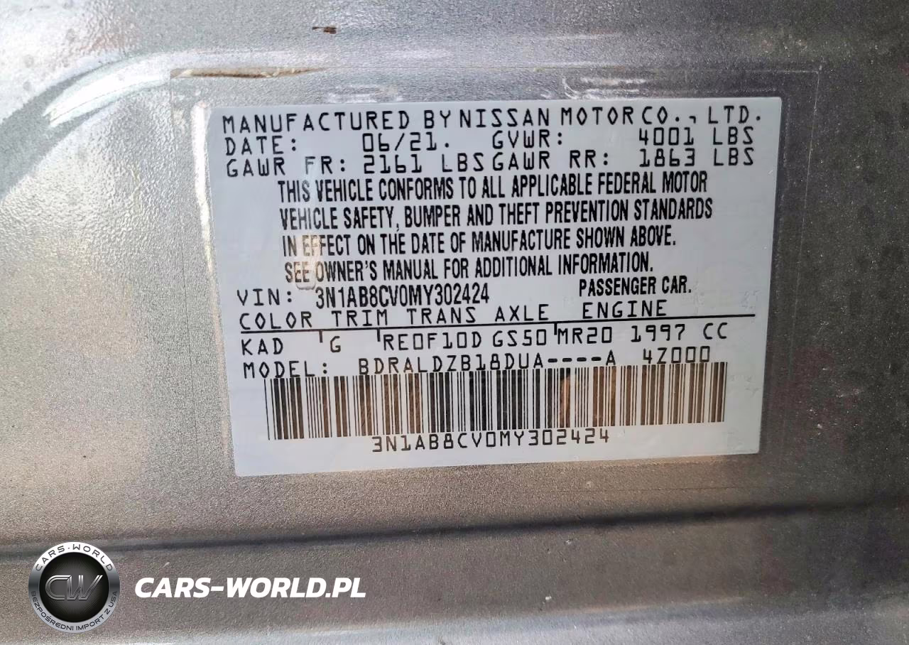 2021 Nissan Sentra Sv VIN:3N1AB8CV0MY302424 - 13