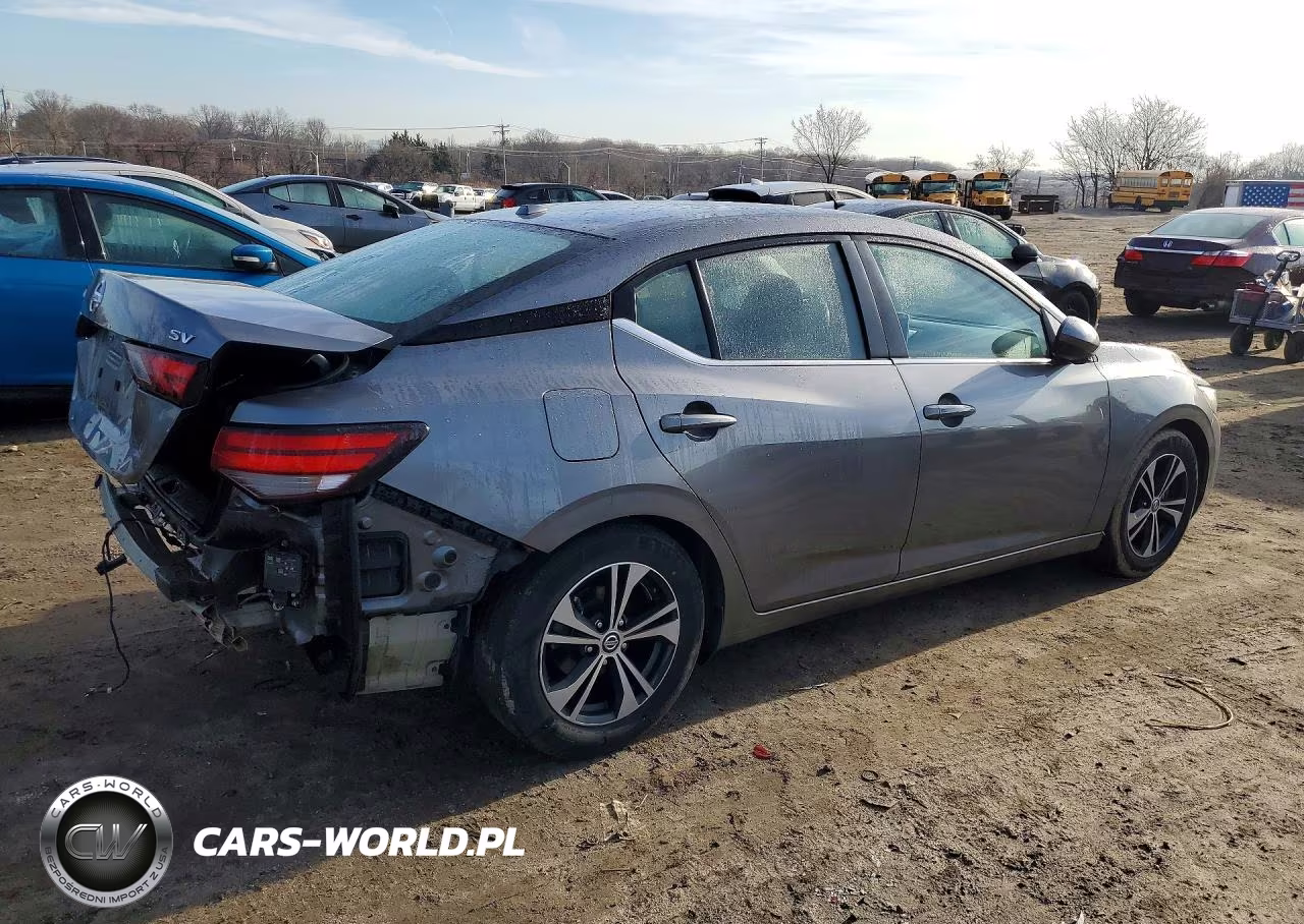 2021 Nissan Sentra Sv VIN:3N1AB8CV0MY302424 - 3