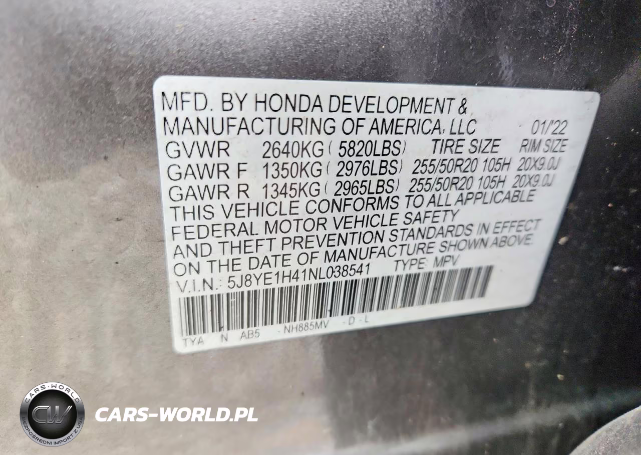 2022 Acura Mdx Technology VIN:5J8YE1H41NL038541 - 13