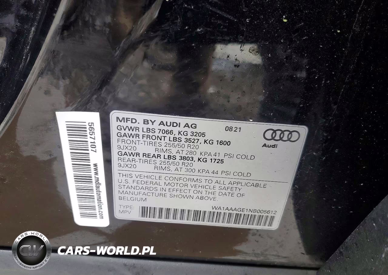 2022 Audi E-Tron Premium VIN:WA1AAAGE1NB005612 - 13