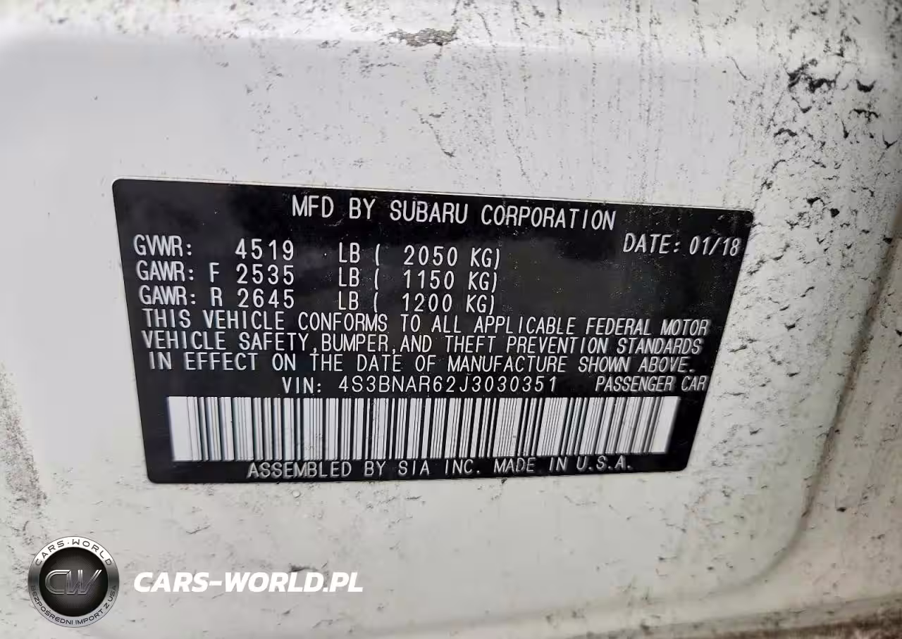 2018 Subaru Legacy Sport VIN:4S3BNAR62J3030351 - 12