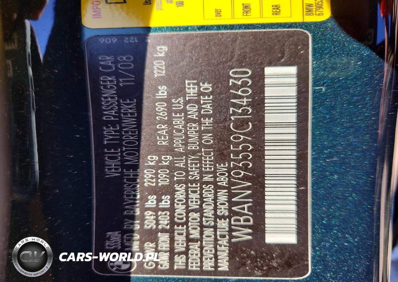 2009 BMW 535 Xi VIN:WBANV93559C134630 - 12