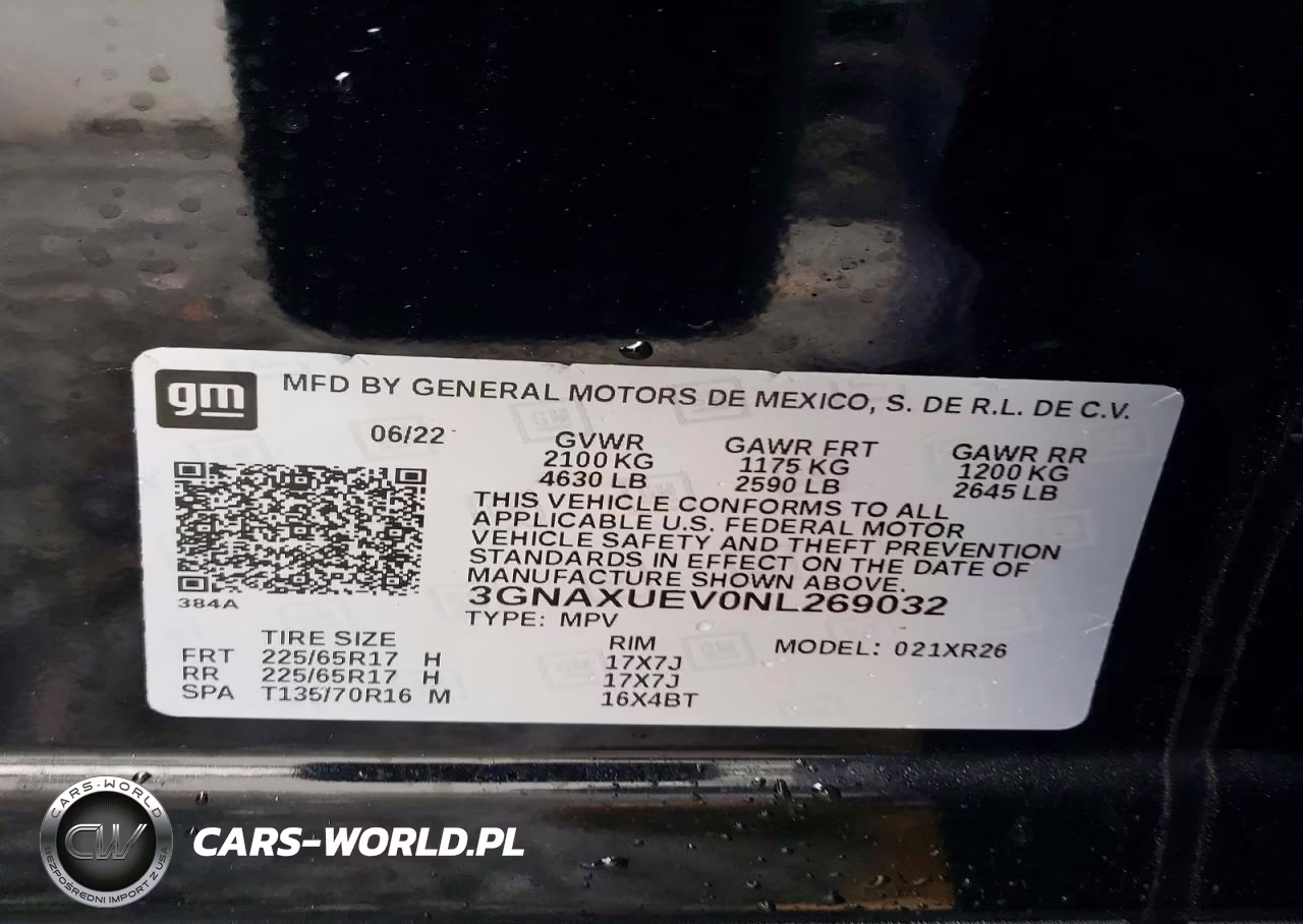 2022 Chevrolet Equinox Lt VIN:3GNAXUEV0NL269032 - 14