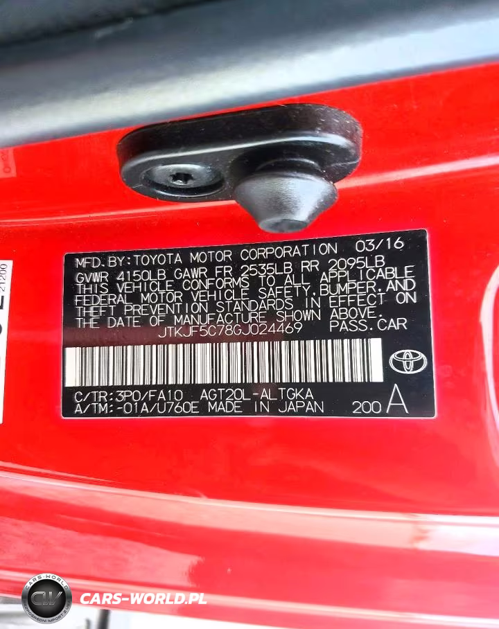 2016 Scion Tc Base VIN:JTKJF5C78GJ024469 - 12