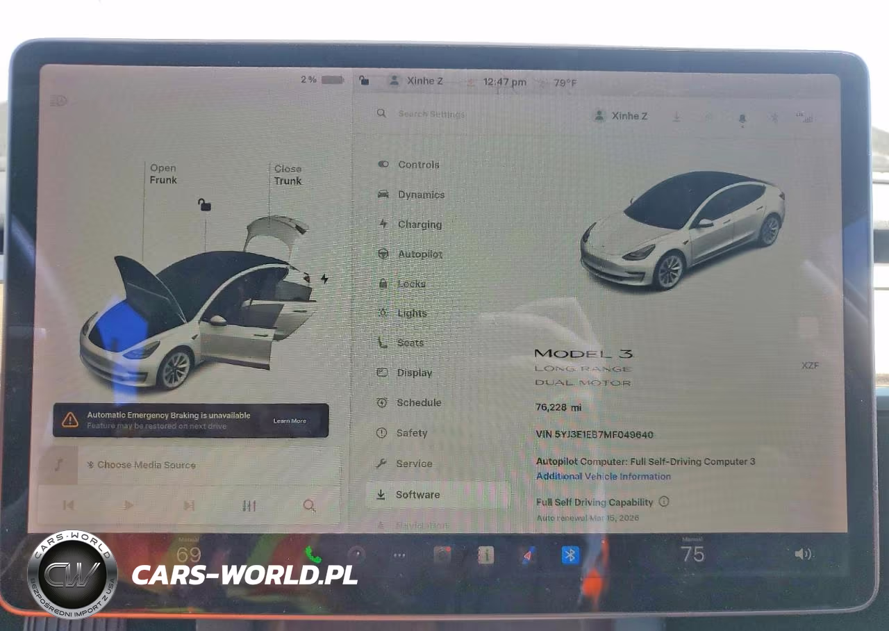 2021 Tesla Model 3 VIN:5YJ3E1EB7MF049640 - 9