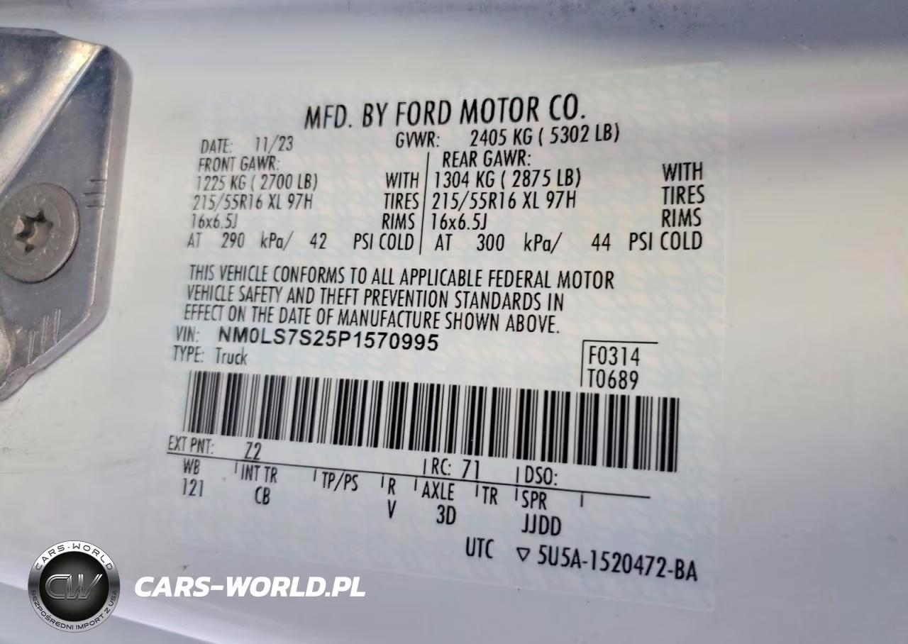 2023 Ford Transit Connect Xl Refrigerated Delivery Van VIN:NM0LS7S25P1570995 - 14