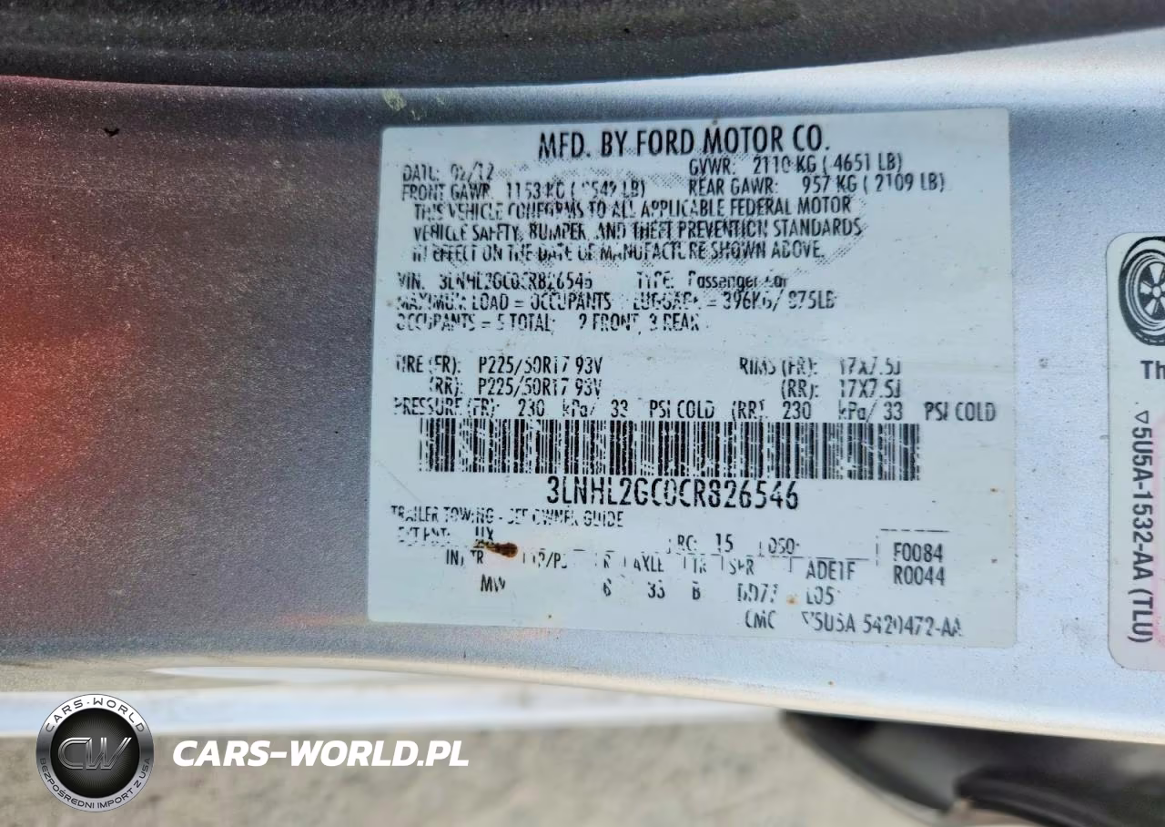 2012 Lincoln Mkz VIN:3LNHL2GC0CR826546 - 13