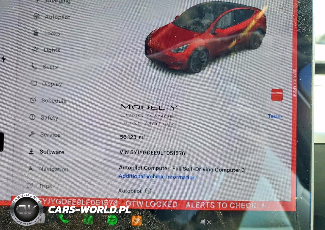 2020 Tesla Model Y VIN:5YJYGDEE9LF051576 - 9