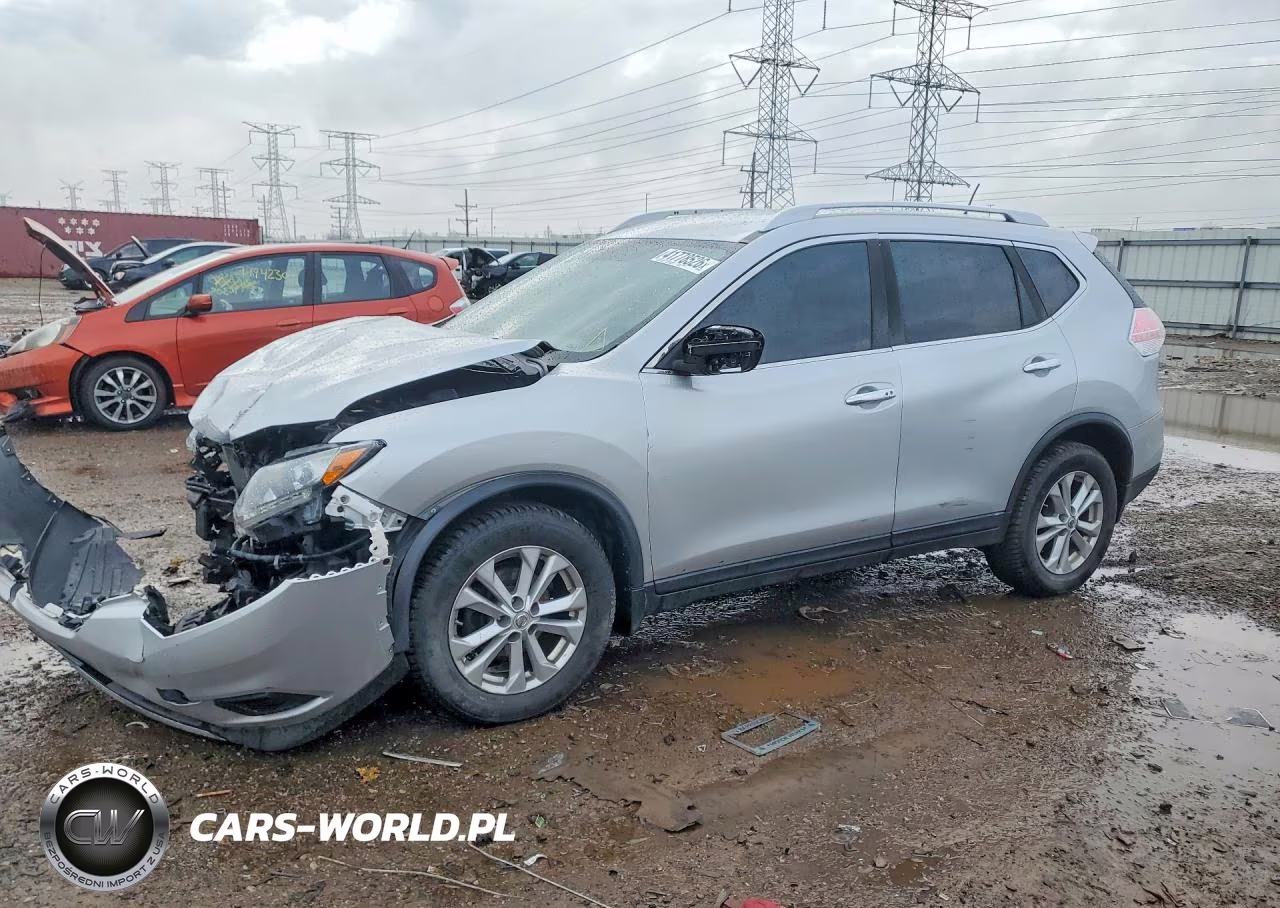 2016 Nissan Rogue Sv VIN:KNMAT2MV0GP637534 - 1