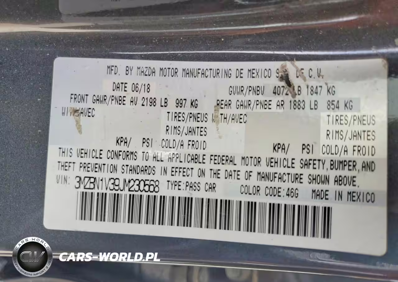 2018 Mazda 3 Touring VIN:3MZBN1V39JM230568 - 12