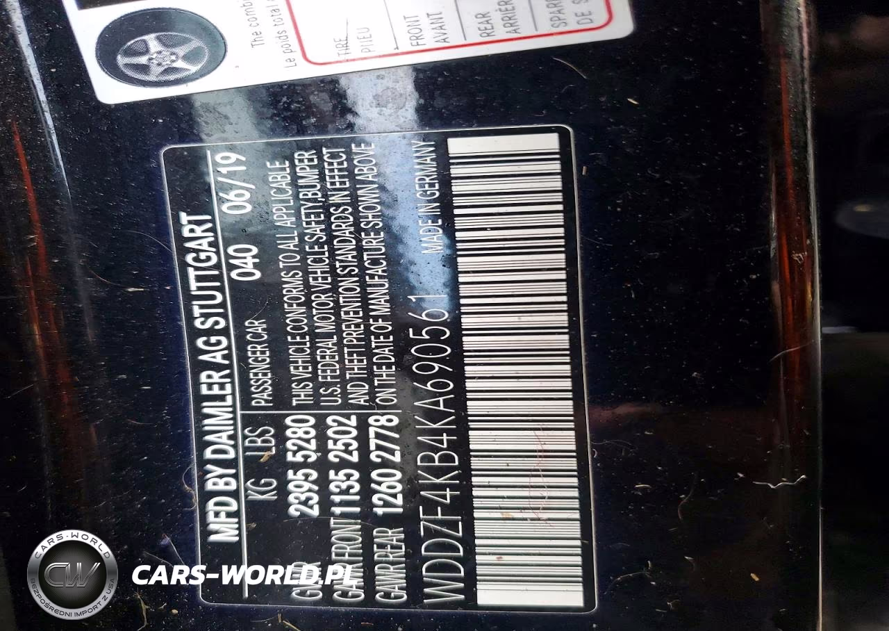 2019 Mercedes-Benz E 300 4Matic VIN:WDDZF4KB4KA690561 - 12