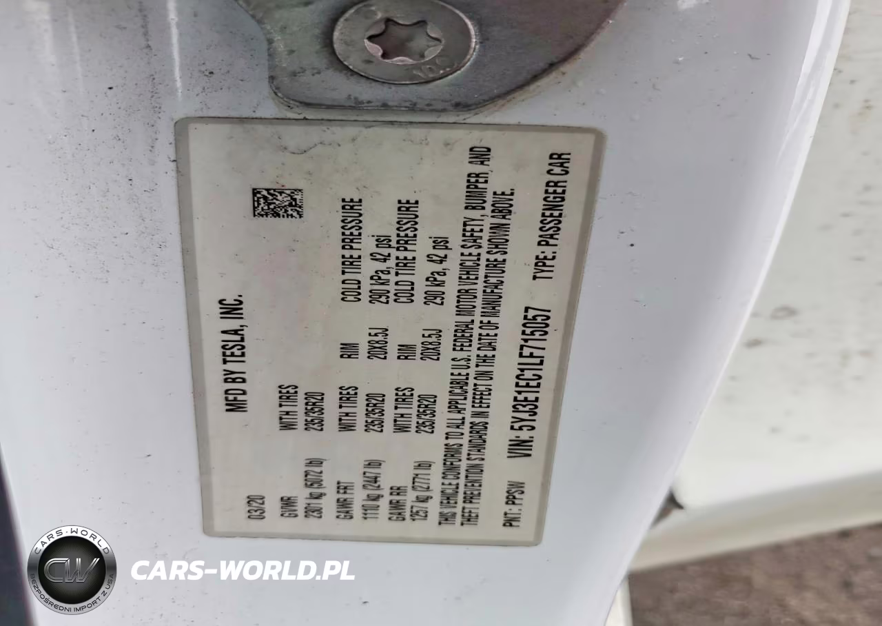 2020 Tesla Model 3 VIN:5YJ3E1EC1LF715057 - 12