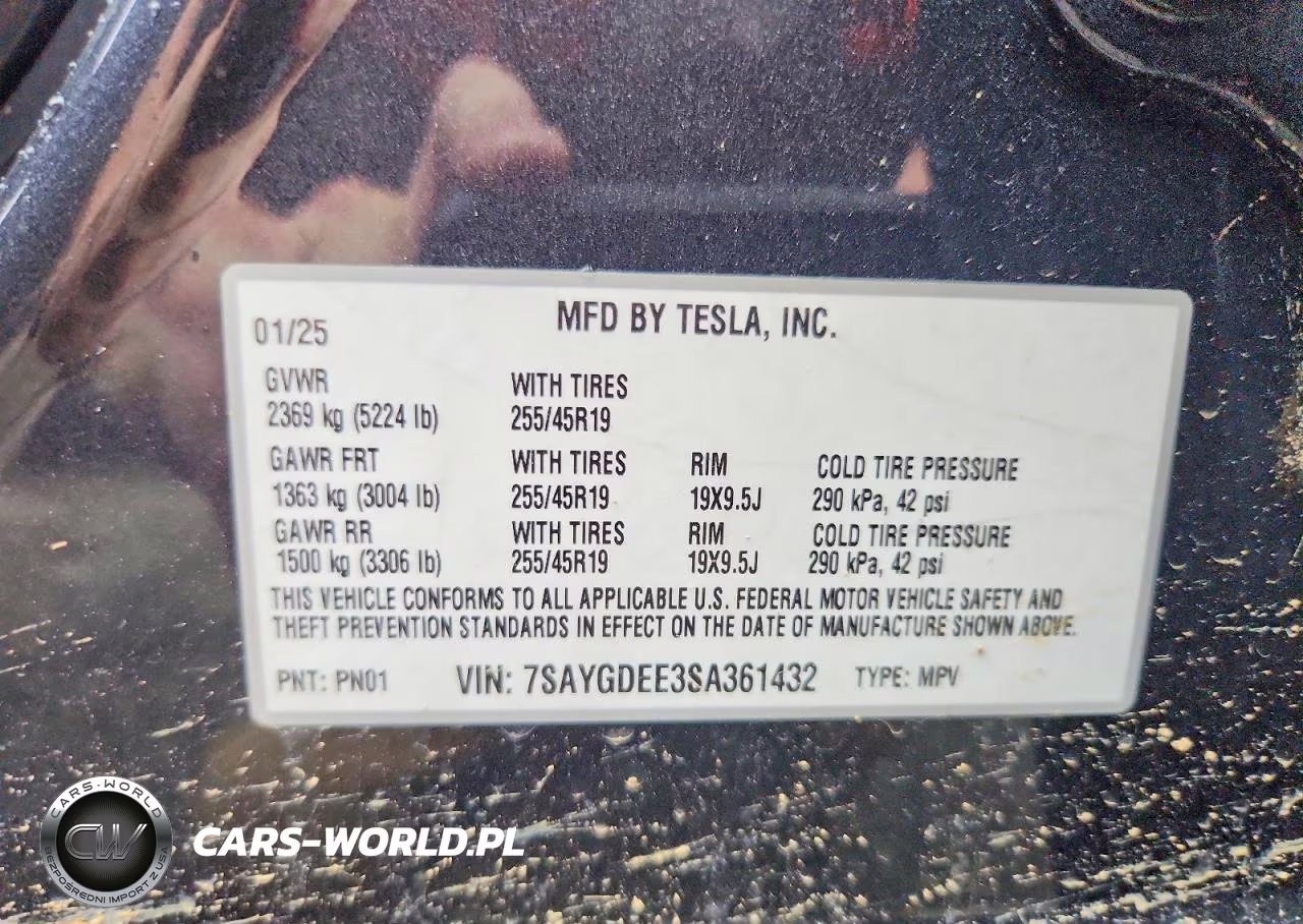 2025 Tesla Model Y VIN:7SAYGDEE3SA361432 - 13