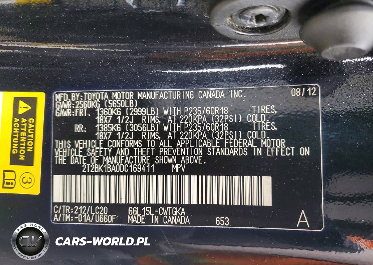 2013 Lexus Rx 350 Base VIN:2T2BK1BA0DC169411 - 13