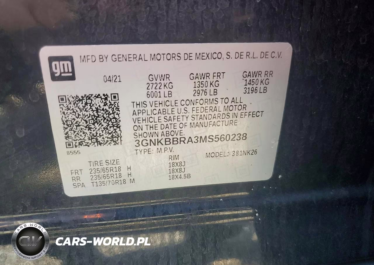 2021 Chevrolet Blazer 1Lt VIN:3GNKBBRA3MS560238 - 13