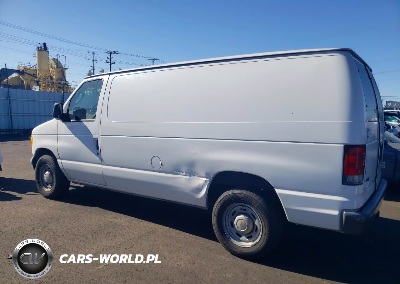 2005 Ford E150 Delivery Van VIN:1FTRE14W65HB31083 - 2