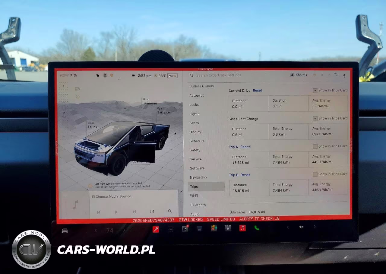 2025 Tesla Cybertruck VIN:7G2CEHED7SA074507 - 9