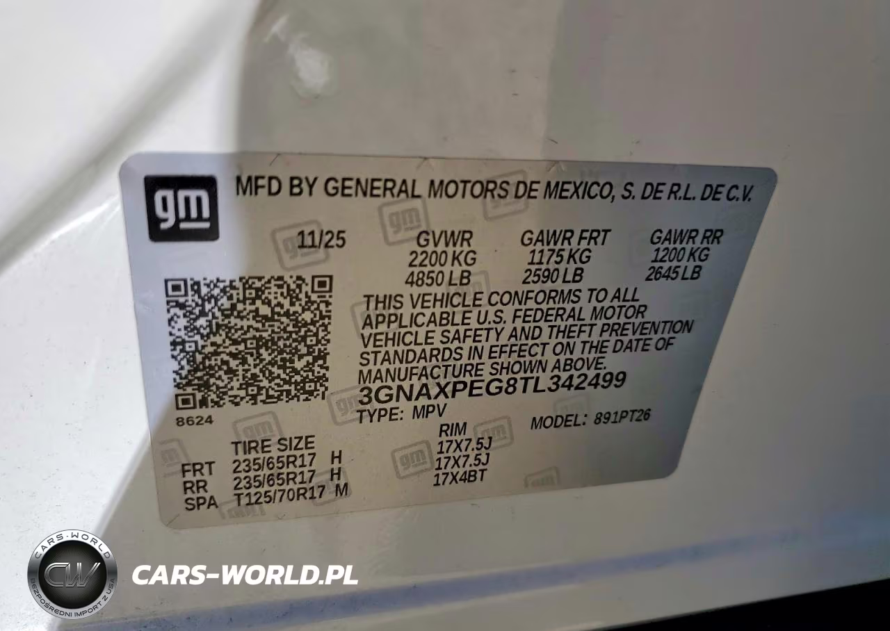 2026 Chevrolet Equinox Lt VIN:3GNAXPEG8TL342499 - 14