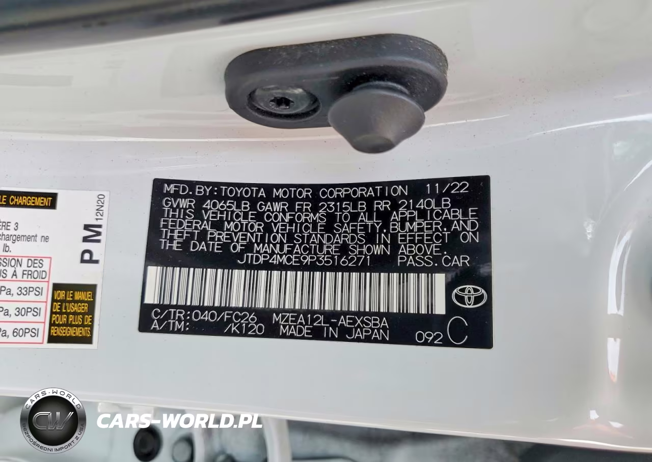 2023 Toyota Corolla Se VIN:JTDP4MCE9P3516271 - 12