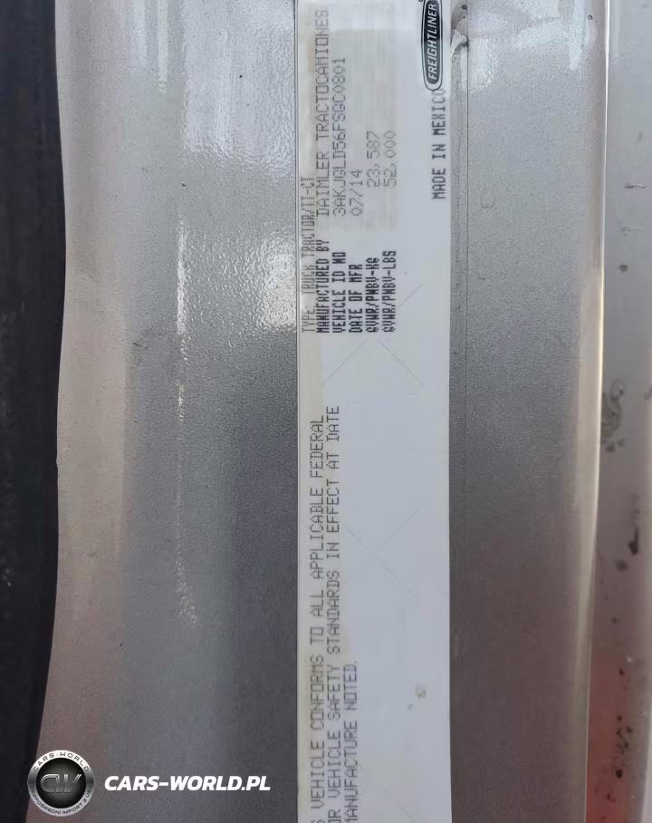 2015 Freigliner Cascadia 125 VIN:3AKJGLD56FSGC0801 - 10