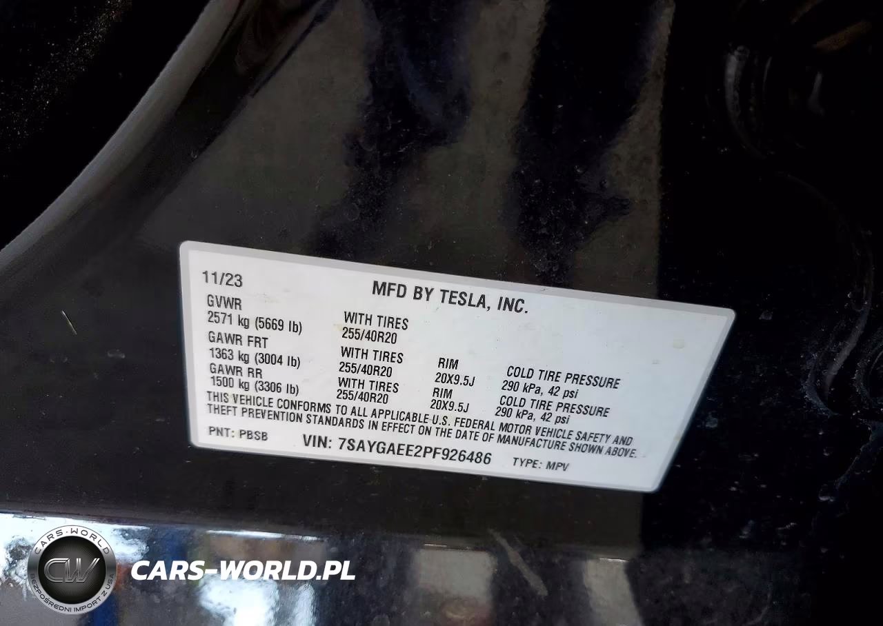 2023 Tesla Model Y VIN:7SAYGAEE2PF926486 - 13