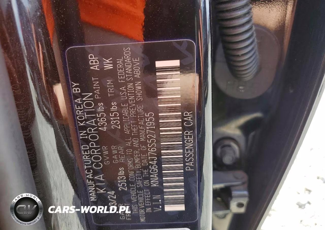 2025 Kia K5 VIN:KNAG64J76S5271955 - 12