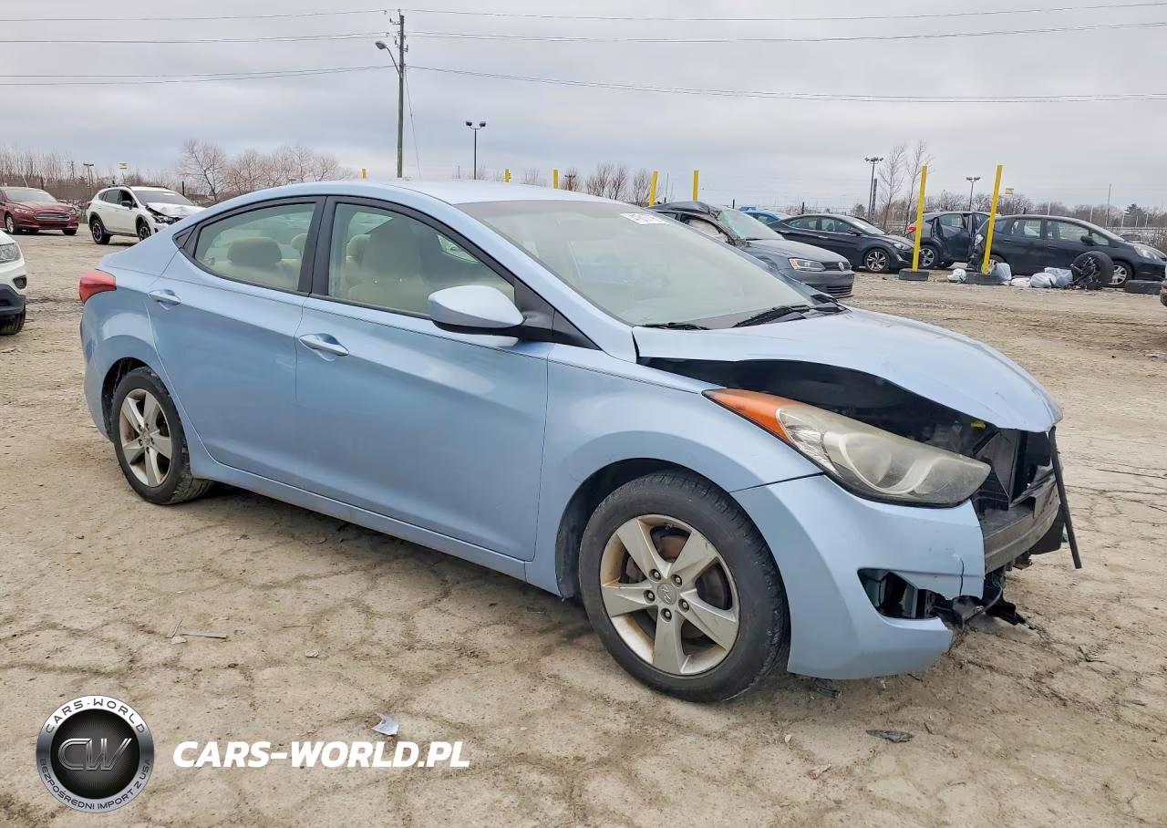 2012 Hyundai Elantra Gls VIN:KMHDH4AE5CU446519 - 4