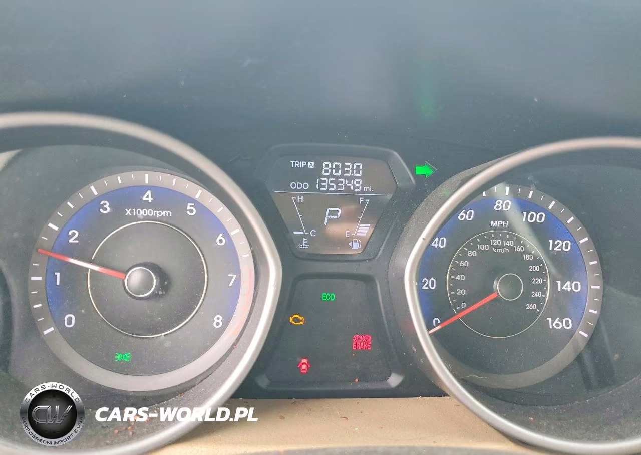 2012 Hyundai Elantra Gls VIN:KMHDH4AE5CU446519 - 9