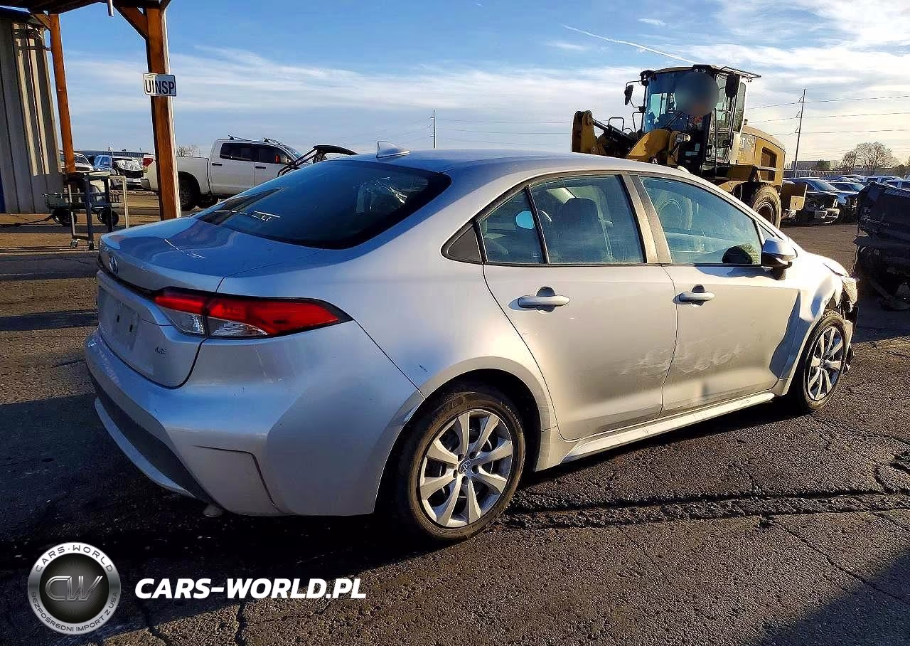 2022 Toyota Corolla Le VIN:5YFEPMAE2NP372276 - 3