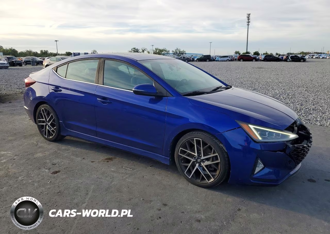 2020 Hyundai Elantra Sport VIN:KMHD04LB5LU993610 - 4