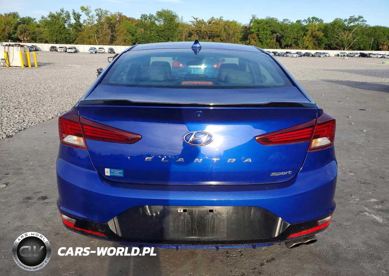 2020 Hyundai Elantra Sport VIN:KMHD04LB5LU993610 - 6