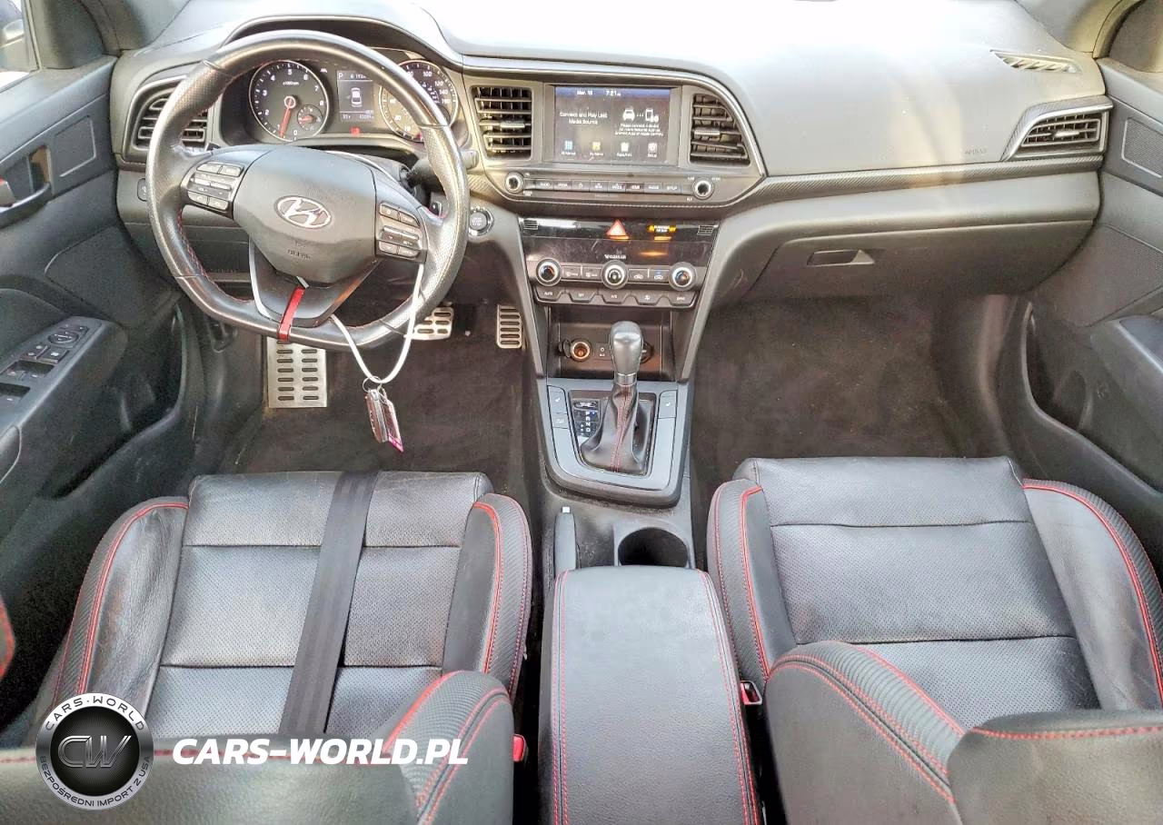 2020 Hyundai Elantra Sport VIN:KMHD04LB5LU993610 - 8