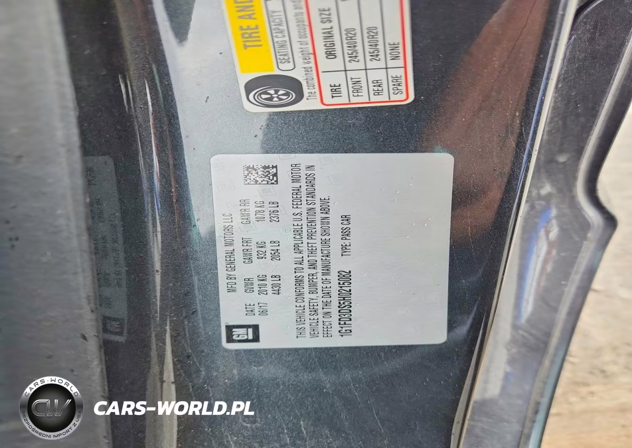 2017 Chevrolet Camaro Lt VIN:1G1FD3DS5H0215082 - 12
