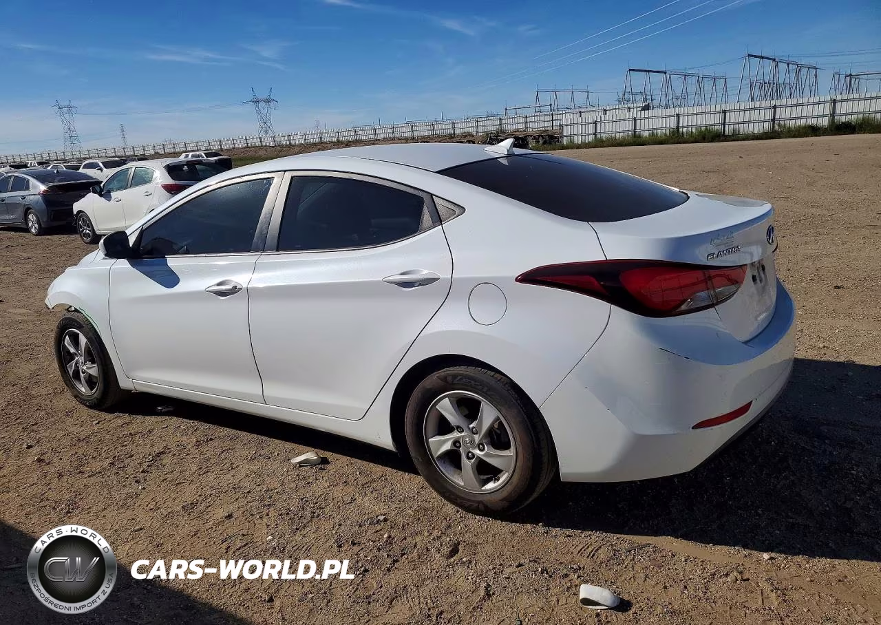 2015 Hyundai Elantra Se VIN:5NPDH4AE8FH649424 - 2