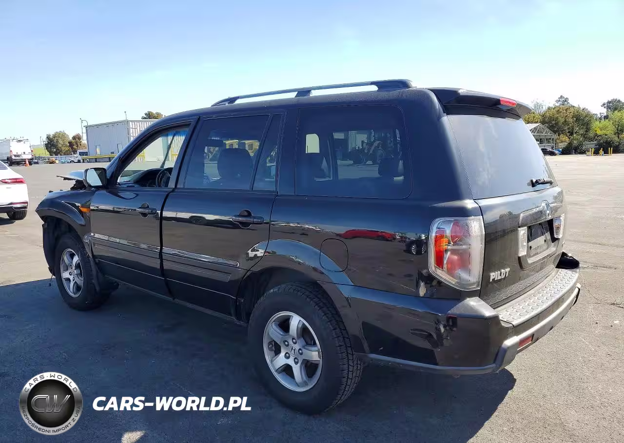 2007 Honda Pilot Exl VIN:2HKYF18607H512791 - 2