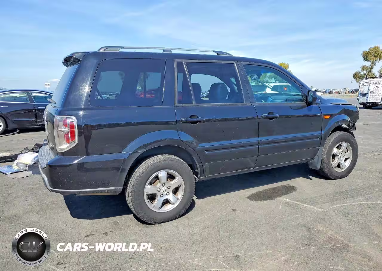 2007 Honda Pilot Exl VIN:2HKYF18607H512791 - 3
