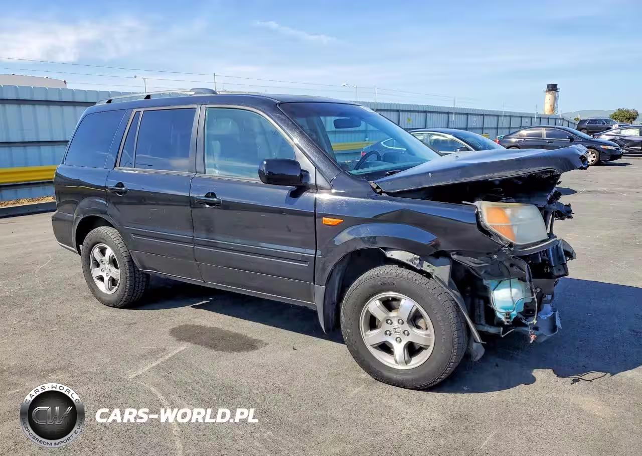 2007 Honda Pilot Exl VIN:2HKYF18607H512791 - 4