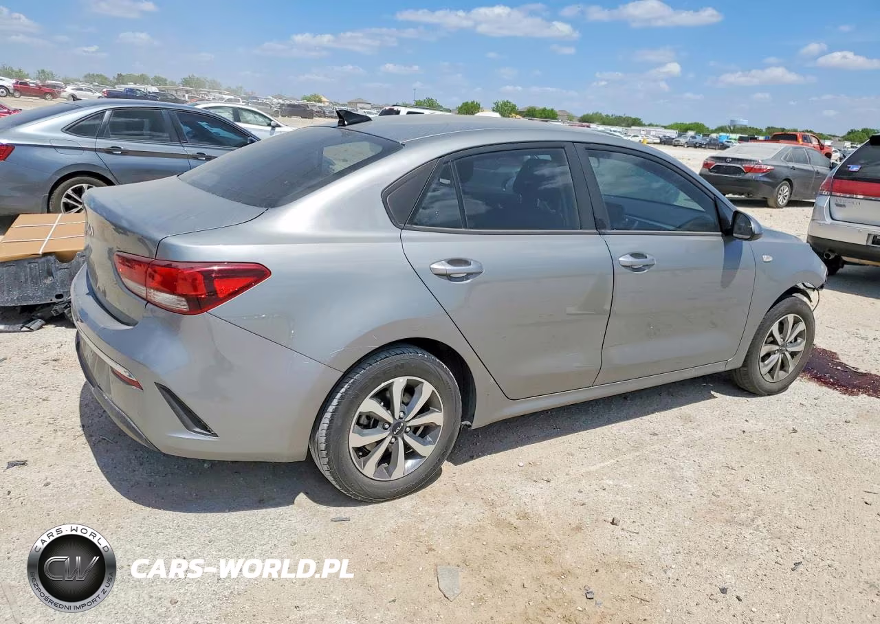 2022 Kia Rio Lx VIN:3KPA34AC8NE503558 - 3