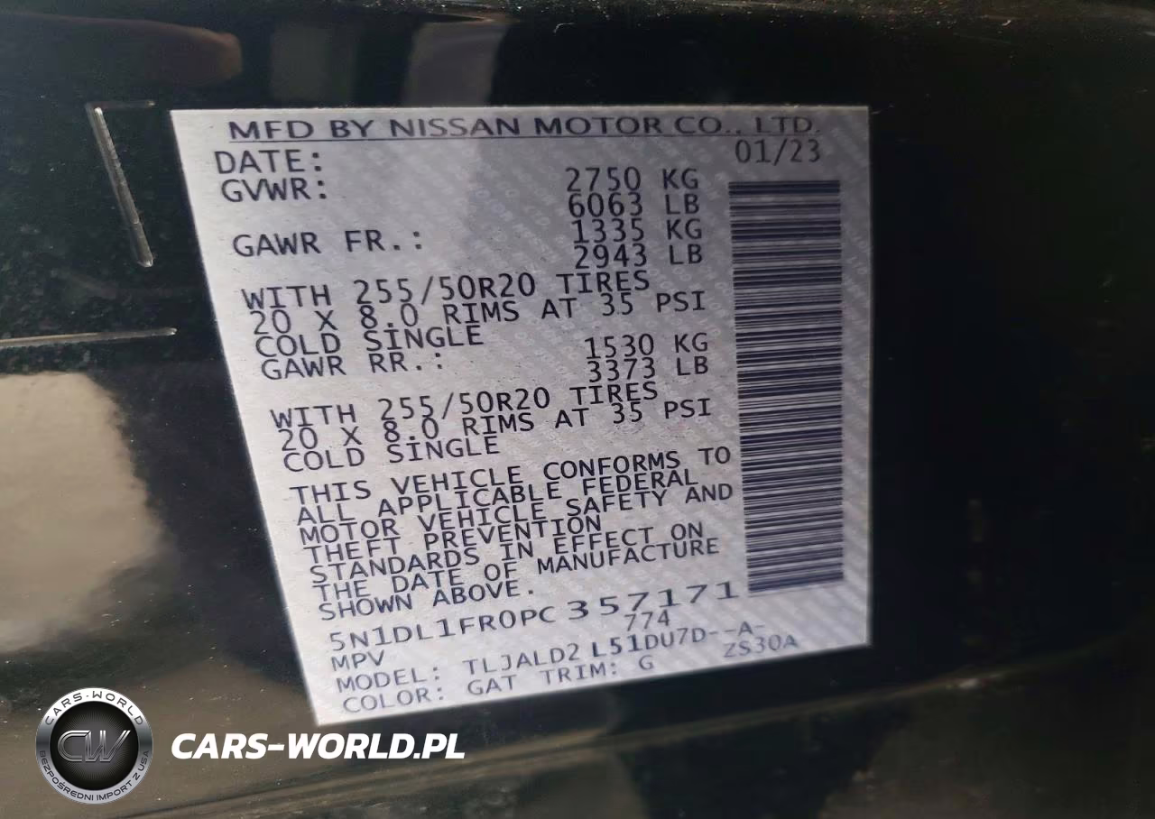 2023 Infiniti Qx60 Luxe VIN:5N1DL1FR0PC357171 - 13