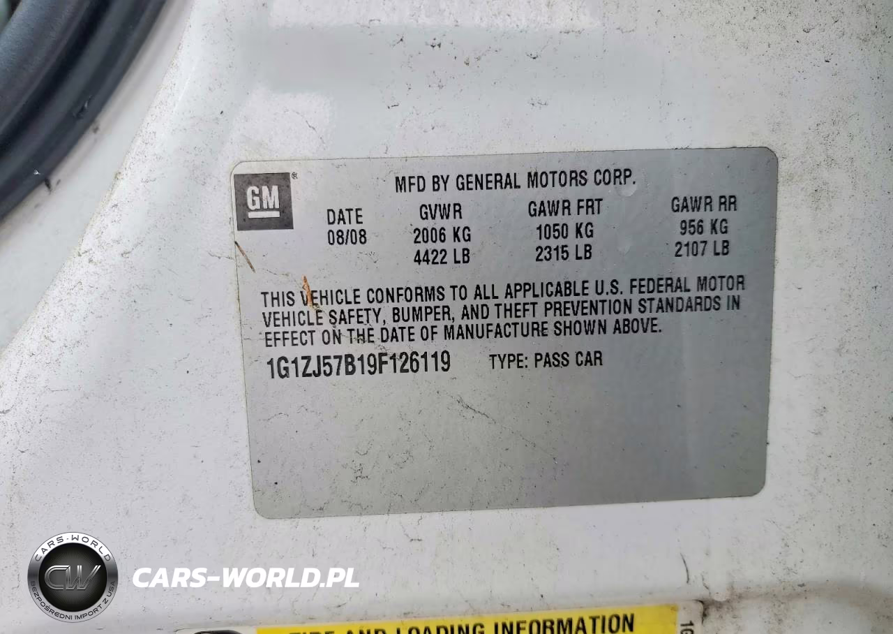 2009 Chevrolet Malibu 2Lt VIN:1G1ZJ57B19F126119 - 12