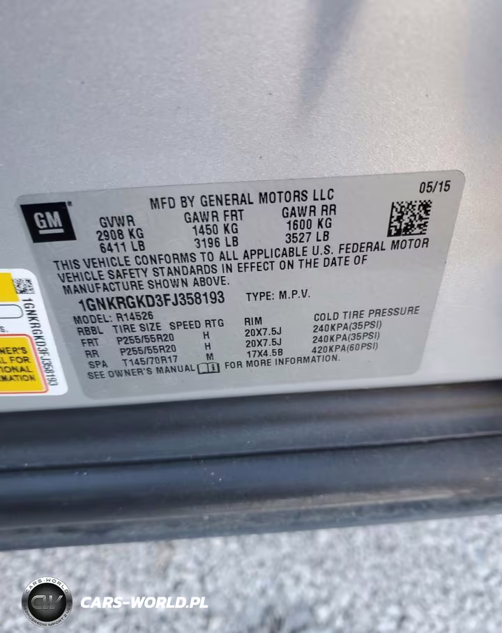 2015 Chevrolet Traverse Lt VIN:1GNKRGKD3FJ358193 - 13