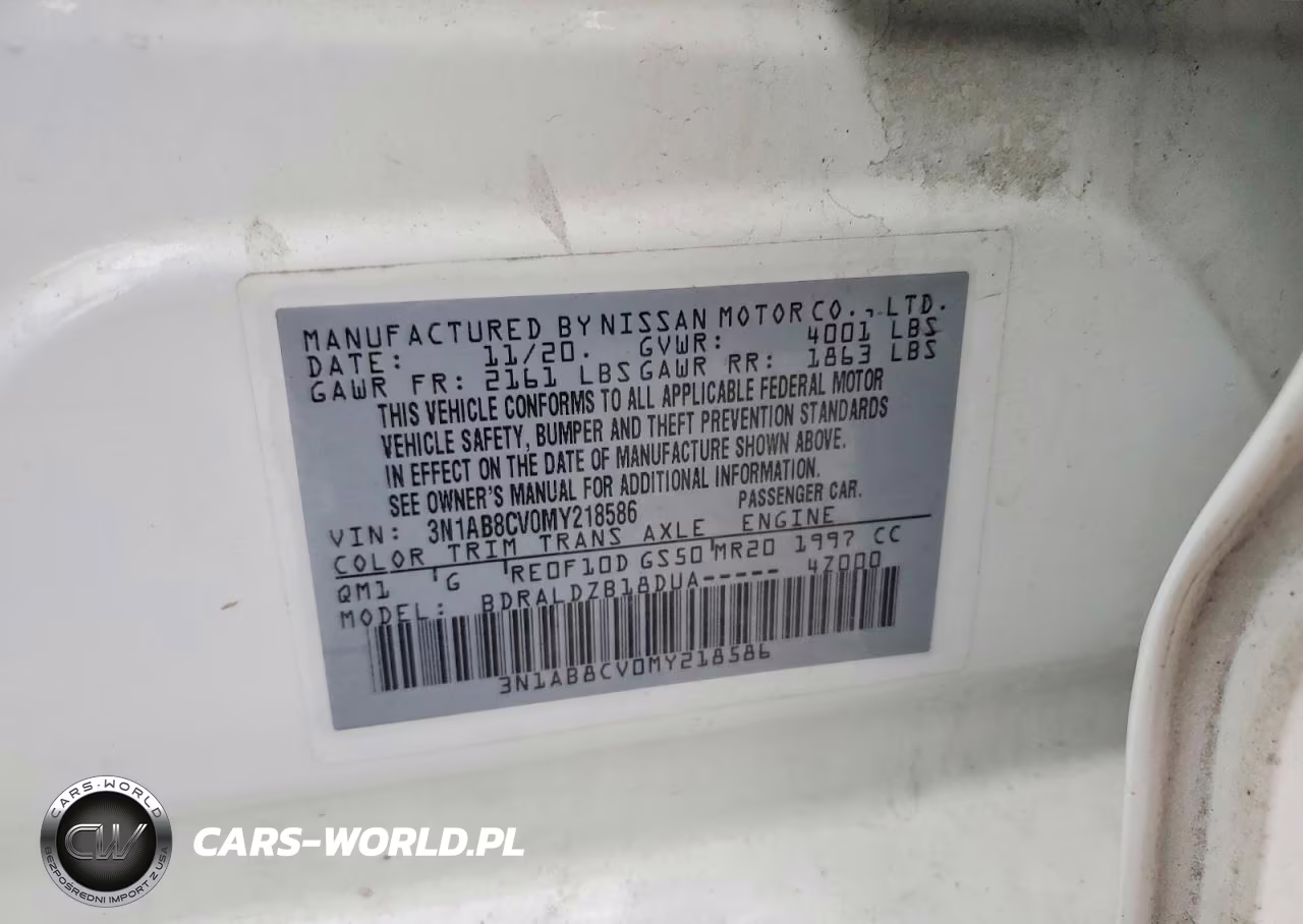 2021 Nissan Sentra Sv VIN:3N1AB8CV0MY218586 - 13