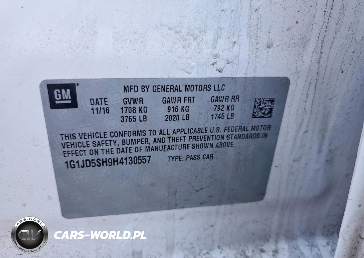 2017 Chevrolet Sonic Lt VIN:1G1JD5SH9H4130557 - 12