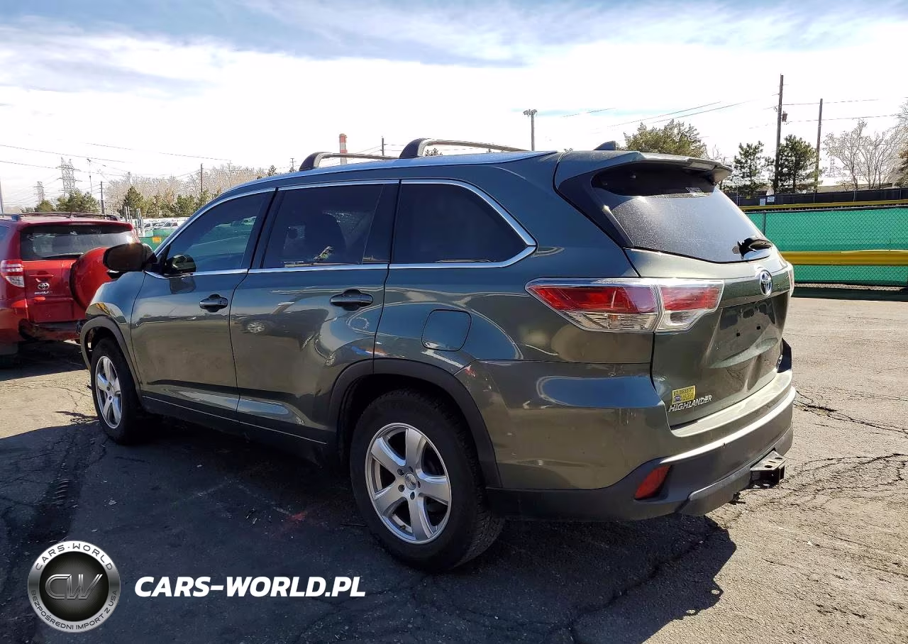 2015 Toyota Highlander Xle VIN:5TDKKRFH2FS054832 - 2