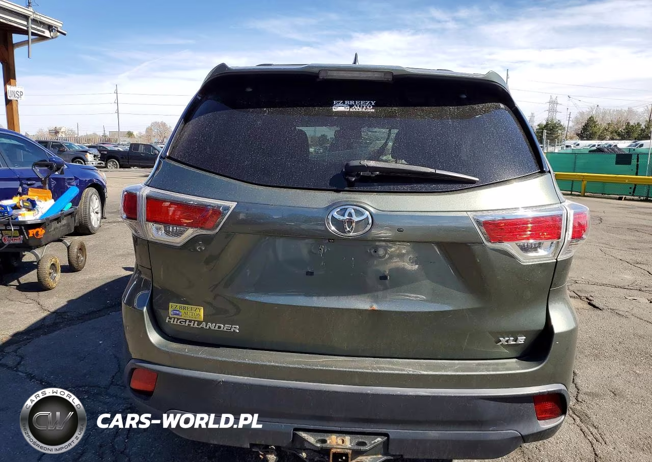 2015 Toyota Highlander Xle VIN:5TDKKRFH2FS054832 - 6